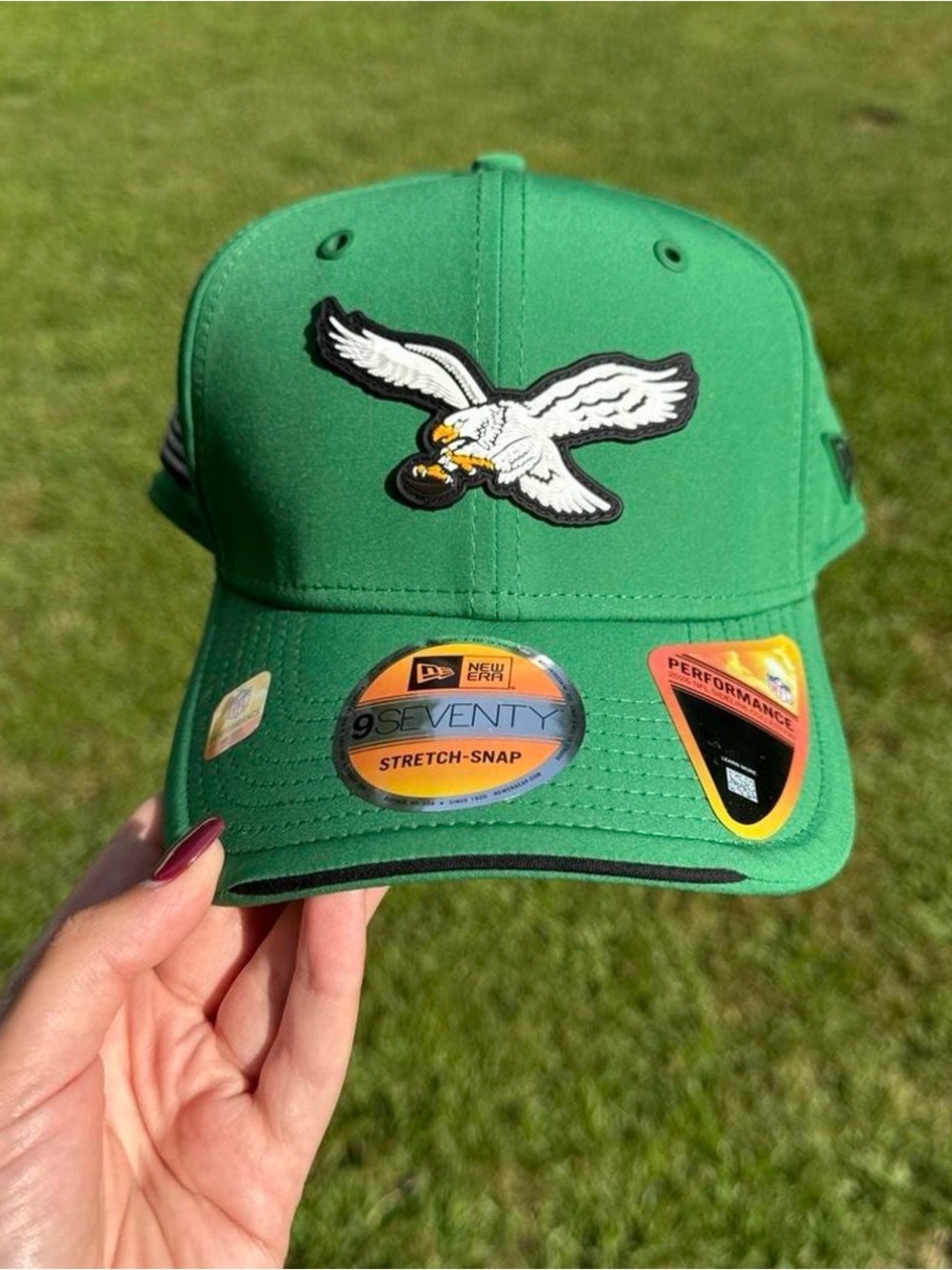 Brand New Philadelphia Eagles New Era 2026 Kelly Green Hat